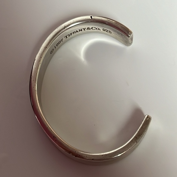 Vintage tiffany silver cuff - Picture 5 of 8